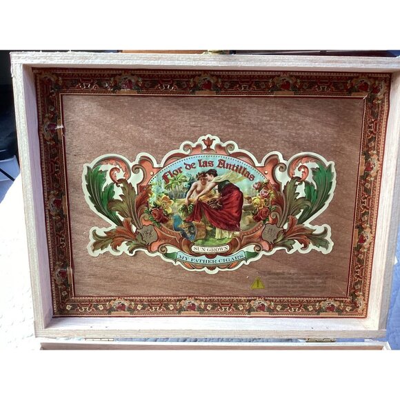 My Father Cigars Flor De Las Antillas Cigar Box* EUC - Picture 2 of 5